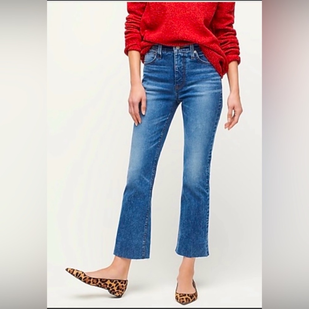 J.Crew Billie Demi Boot Crop Jean